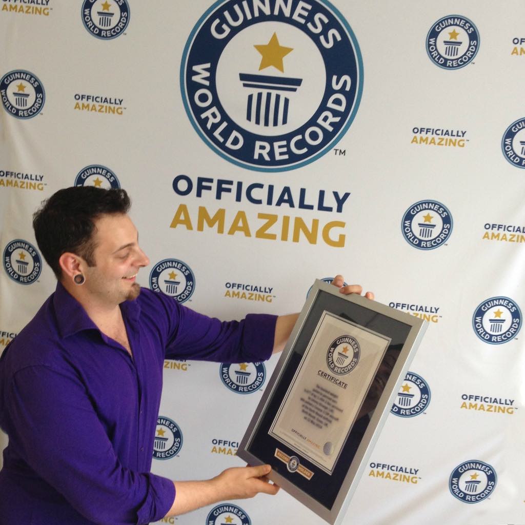 Johnny Strange Guinness world records